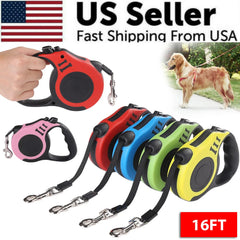 Ergonomic Retractable Dog Leash
